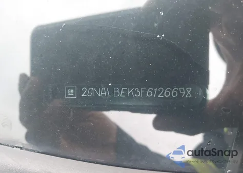 2015 Chevrolet Equinox 1Lt из США, поврежденный, VIN 2GNALBEK3F6126698